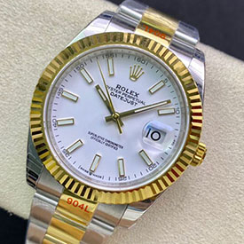 ロレックス最新入荷 デイトジャスト41 M126333-0016 ホワイト 3235ムーブメント搭載！N級品ブランドコピー腕時計